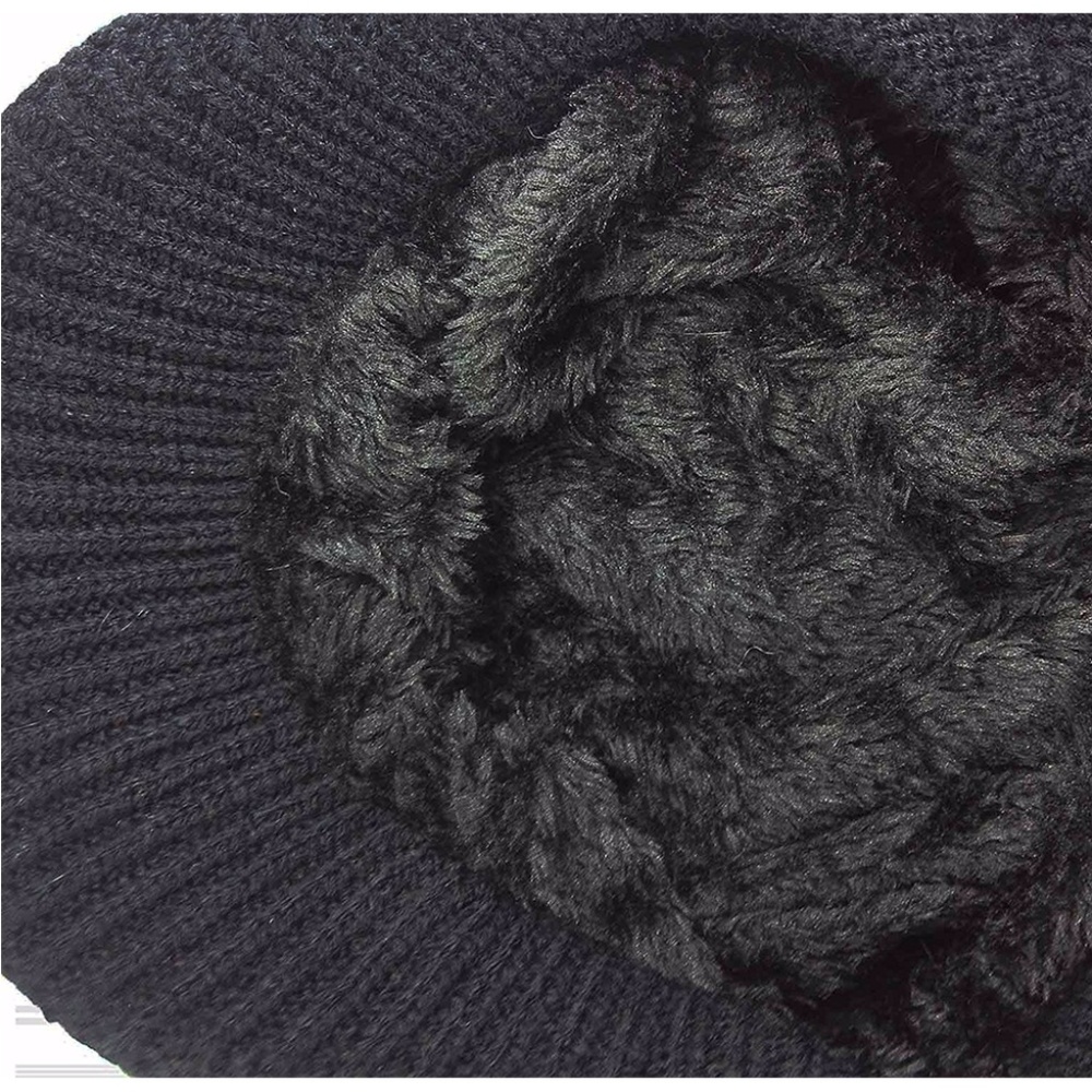 Women Girls Fluffy Wool Beret Hat - Picture 4 of 6